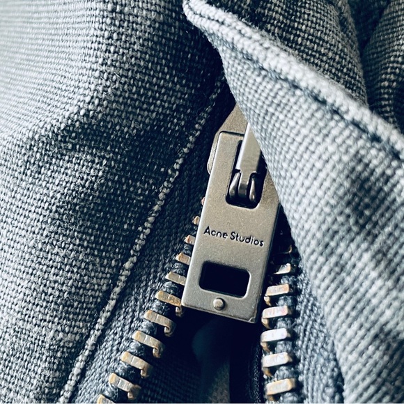 Acne Studios Gray Cargo Pants, Size 32 160/60A - Picture 10 of 13